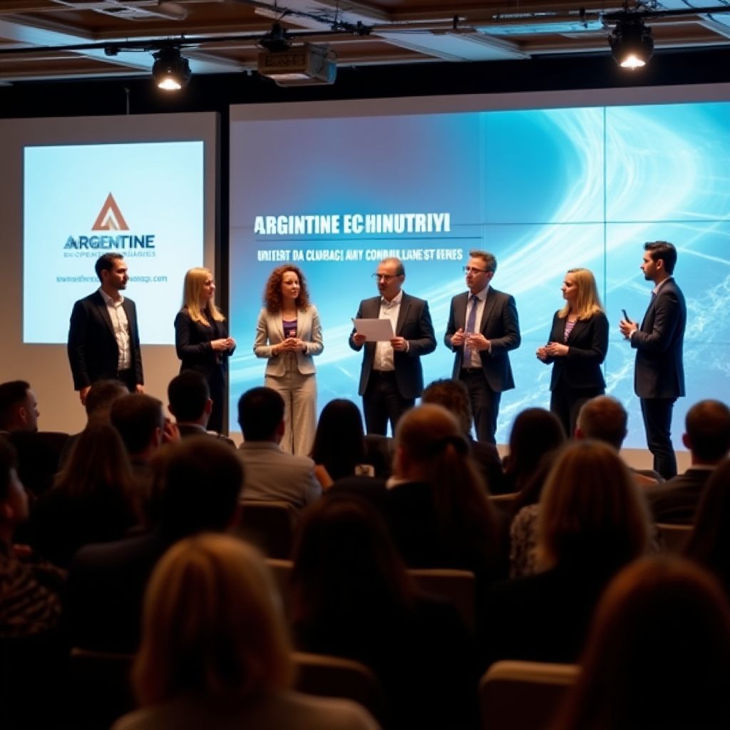 Equipo de FinArg en conferencia anual de economía